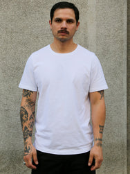 Hansen Garments JULIAN Crew Neck T-Shirt – White (25-110-1)