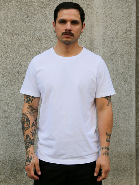 Hansen Garments JULIAN Crew Neck T-Shirt – White (25-110-1)