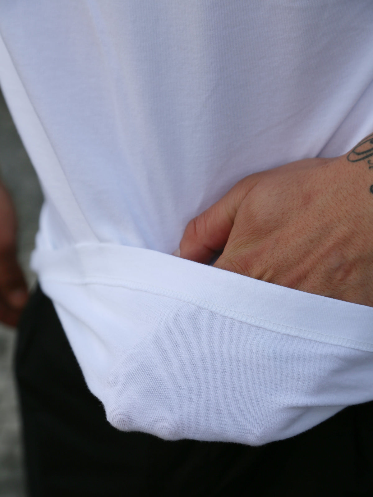 Hansen Garments JULIAN Crew Neck T-Shirt – White (25-110-1)