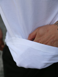 Hansen Garments JULIAN Crew Neck T-Shirt – White (25-110-1)