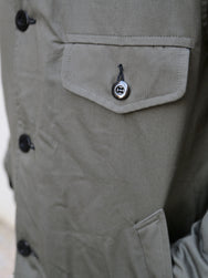 Black Sign 1940s 2-Way Field Jacket – Rat Grey Ombre Check (BSFJ-23409)