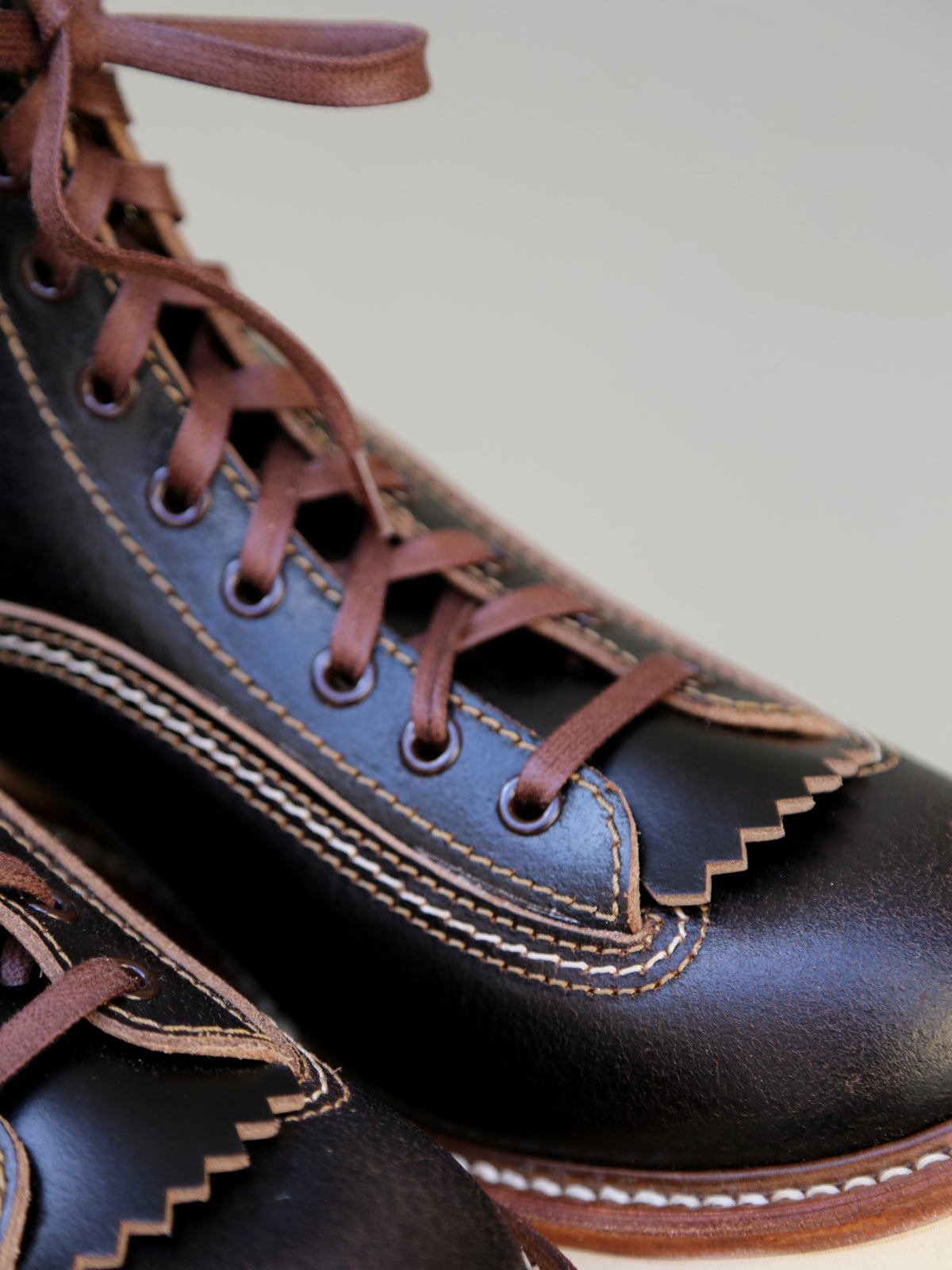 John Lofgren Donkey Puncher Horween Waxed Flesh – Dark Brown (LK-045)