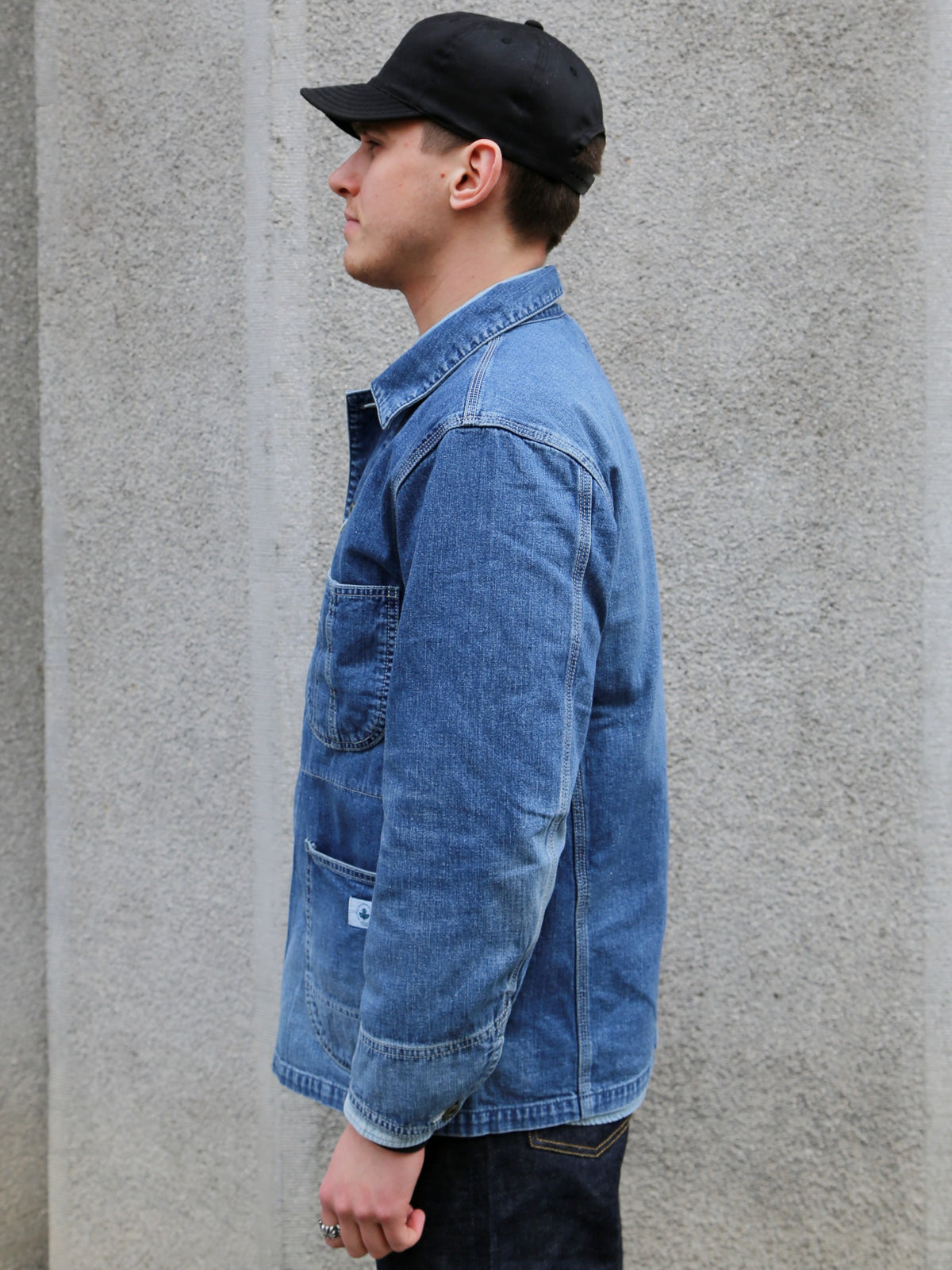 Omoto Denim 11.5oz Nep Denim Coverall  3 years wash  – Indigo (3618)