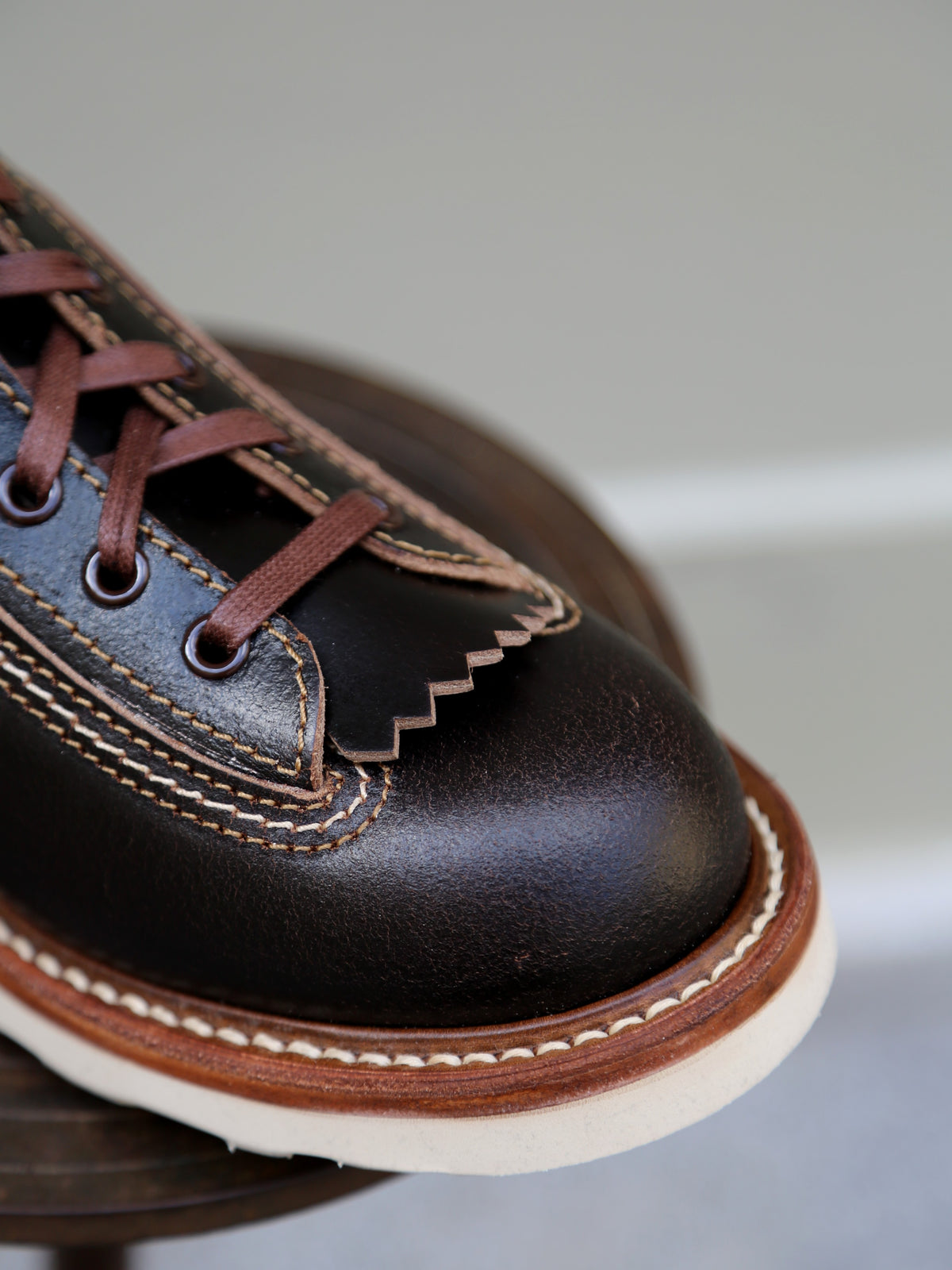 John Lofgren Donkey Puncher Horween Waxed Flesh – Dark Brown (LK-045)
