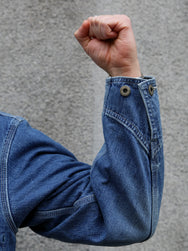 Omoto Denim 11.5oz Nep Denim Coverall  3 years wash  – Indigo (3618)