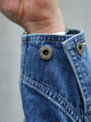 Omoto Denim 11.5oz Nep Denim Coverall  3 years wash  – Indigo (3618)