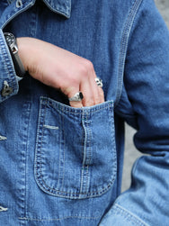 Omoto Denim 11.5oz Nep Denim Coverall  3 years wash  – Indigo (3618)