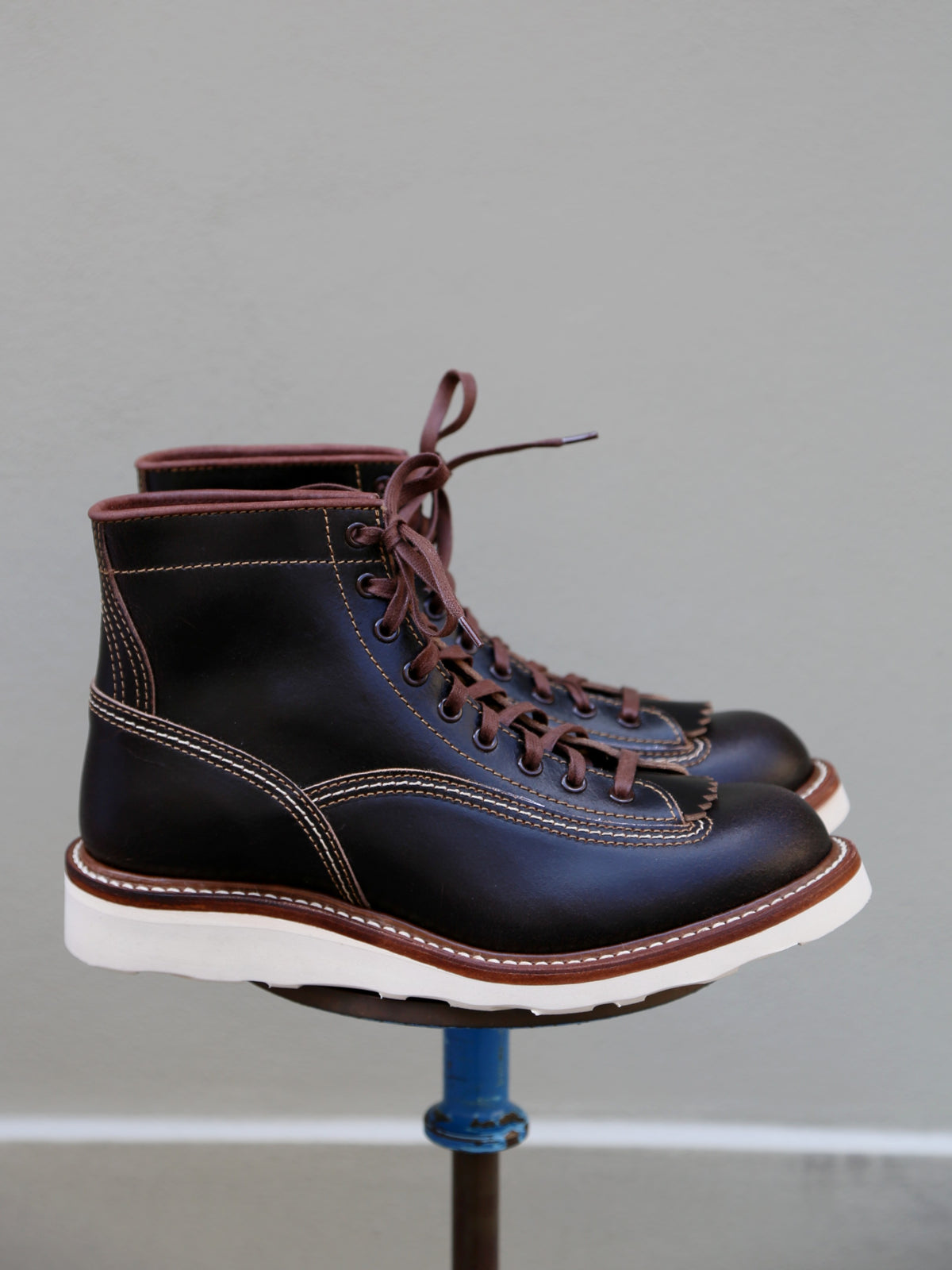 John Lofgren Donkey Puncher Horween Waxed Flesh – Dark Brown (LK-045)