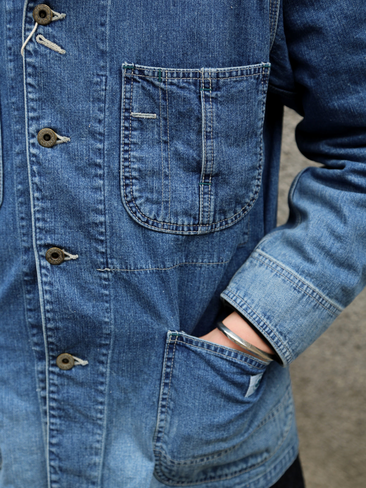 Omoto Denim 11.5oz Nep Denim Coverall  3 years wash  – Indigo (3618)