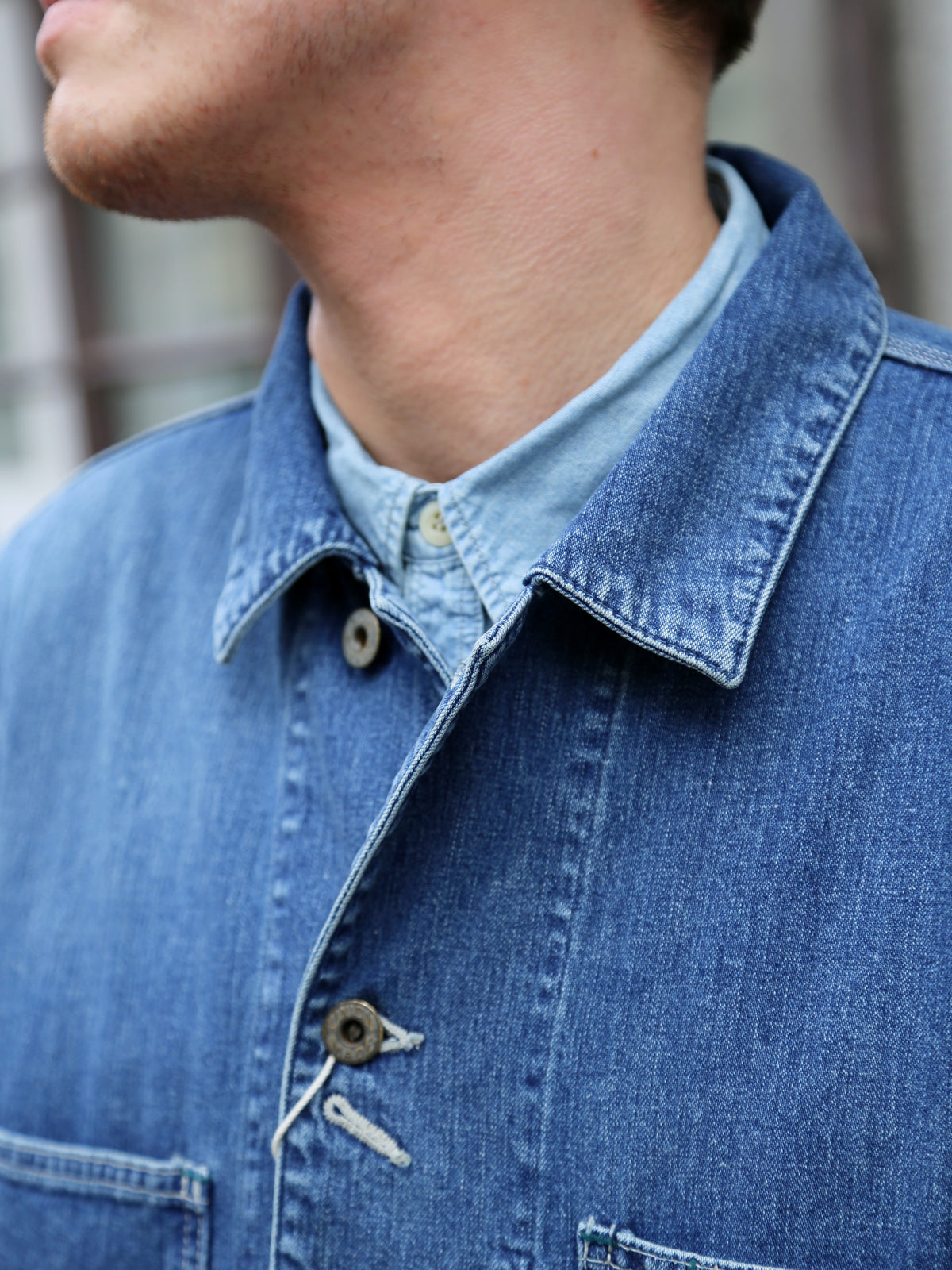 Omoto Denim 11.5oz Nep Denim Coverall  3 years wash  – Indigo (3618)