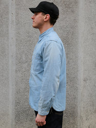 Omoto Denim 5oz Chambray Shirt – One Wash (5017)