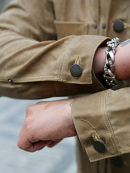 Freenote Cloth Riders Jacket – Waxed Canvas Tobacco Tumbleweed Red Interior (M0004302-TMB)