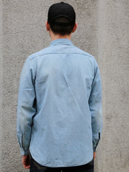 Omoto Denim 5oz Chambray Shirt – One Wash (5017)