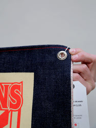 Samurai Jeans 25th Anniversary Indigo Denim Banner (SJ-Banner-25th)
