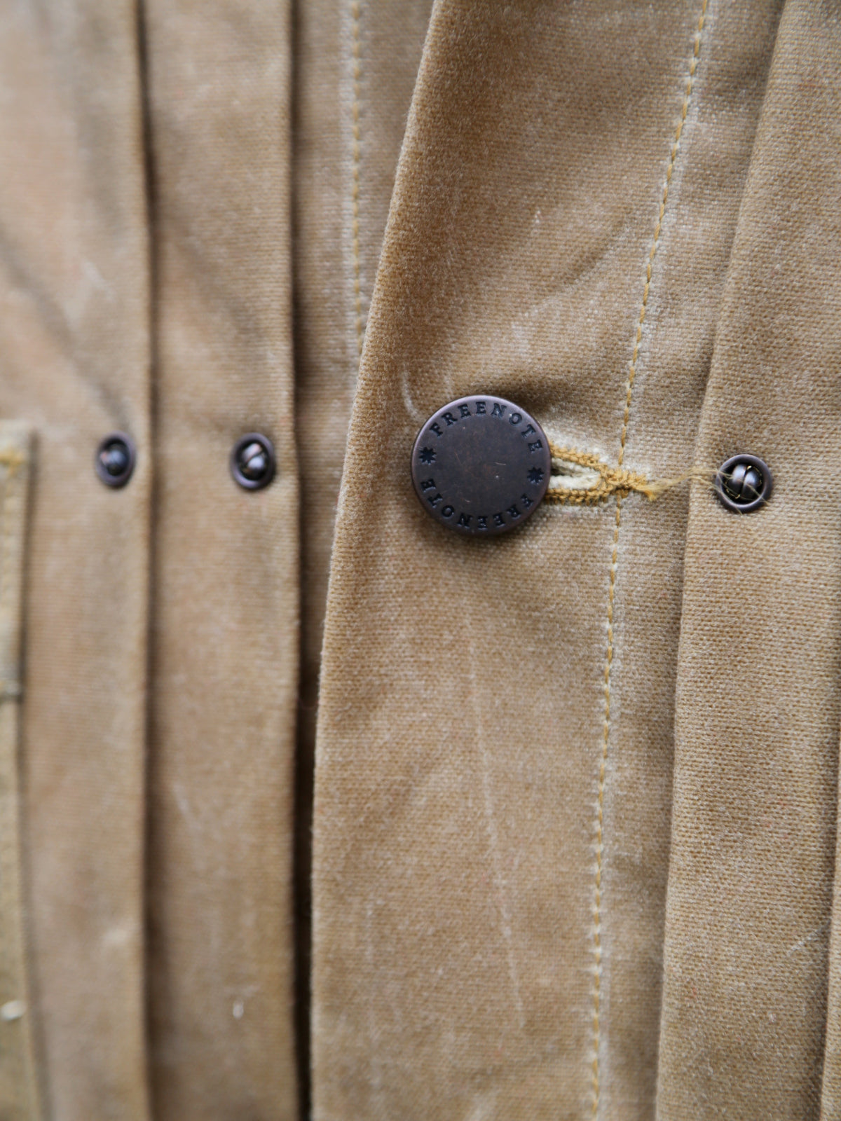 Freenote Cloth Riders Jacket – Waxed Canvas Tobacco Tumbleweed Red Interior (M0004302-TMB)