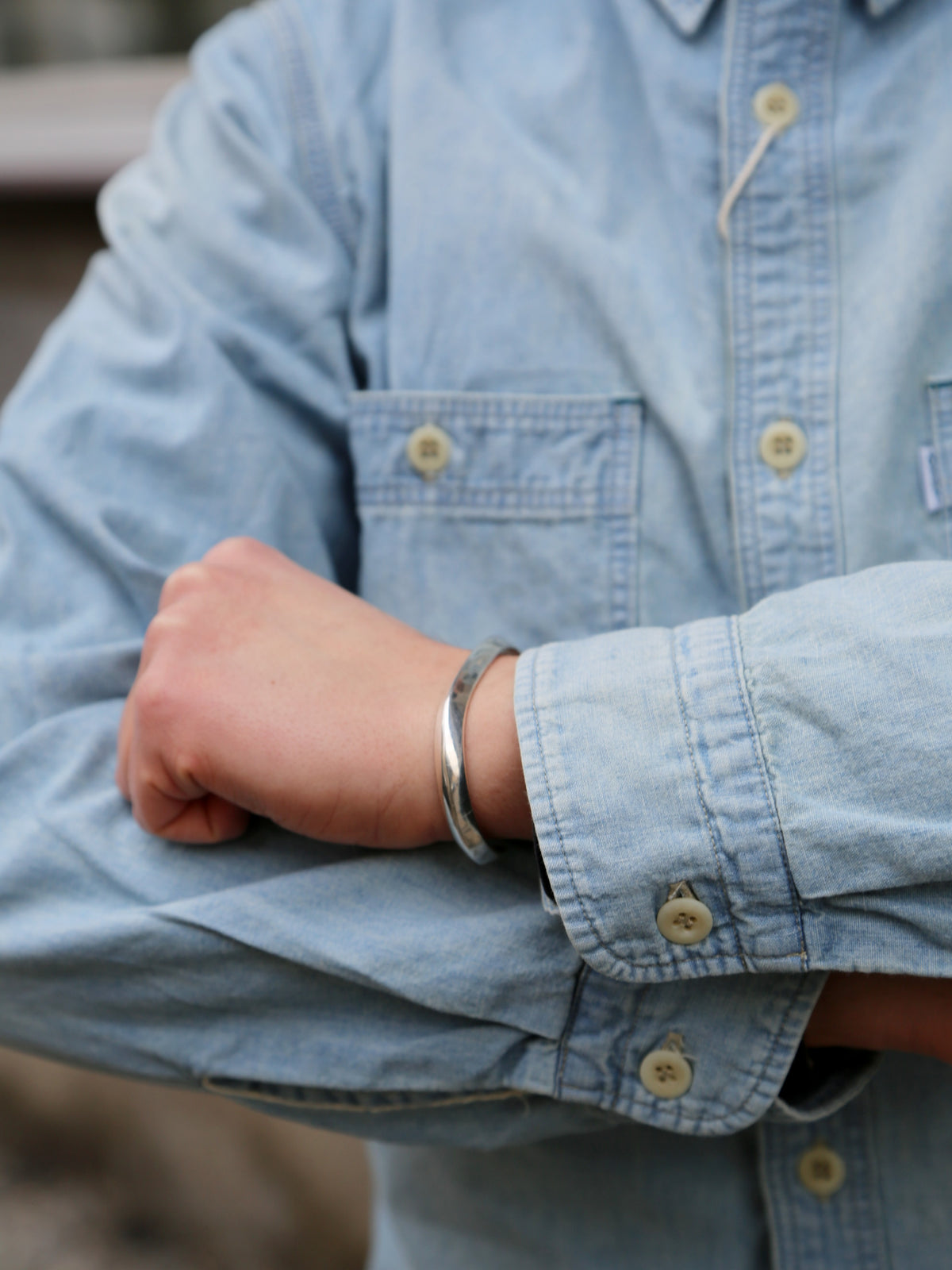 Omoto Denim 5oz Chambray Shirt – One Wash (5017)