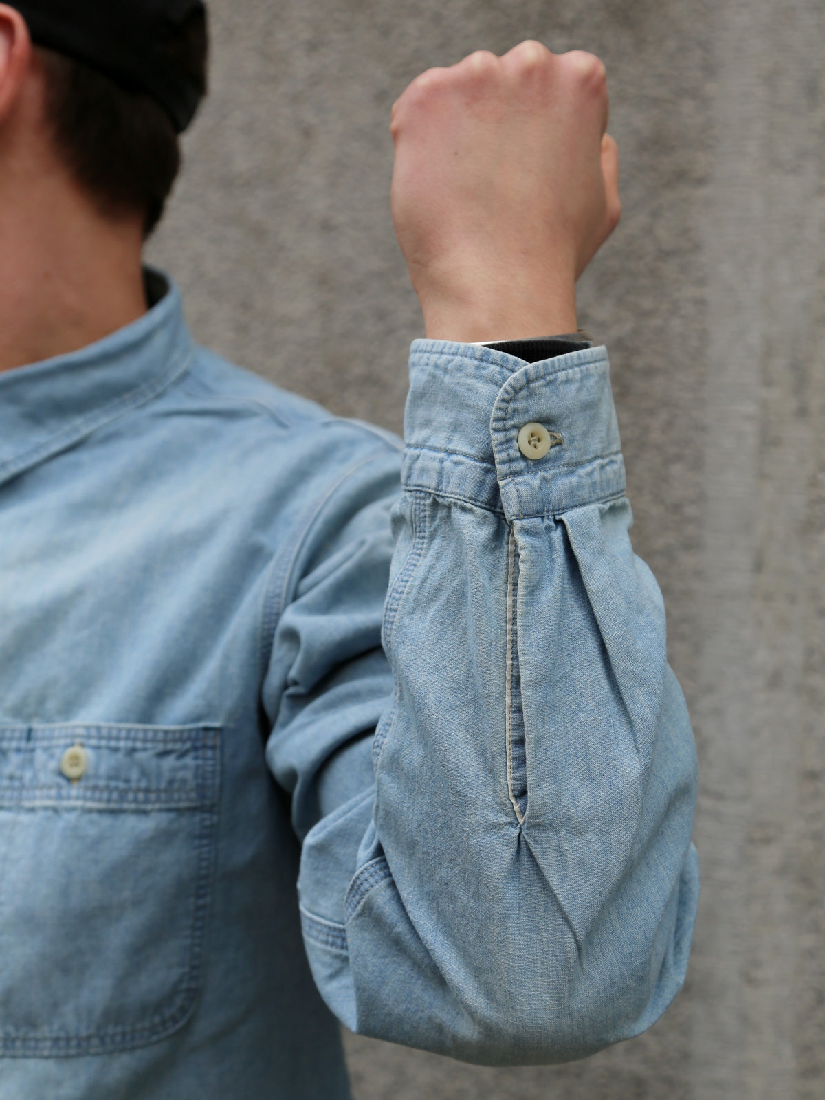 Omoto Denim 5oz Chambray Shirt – One Wash (5017)