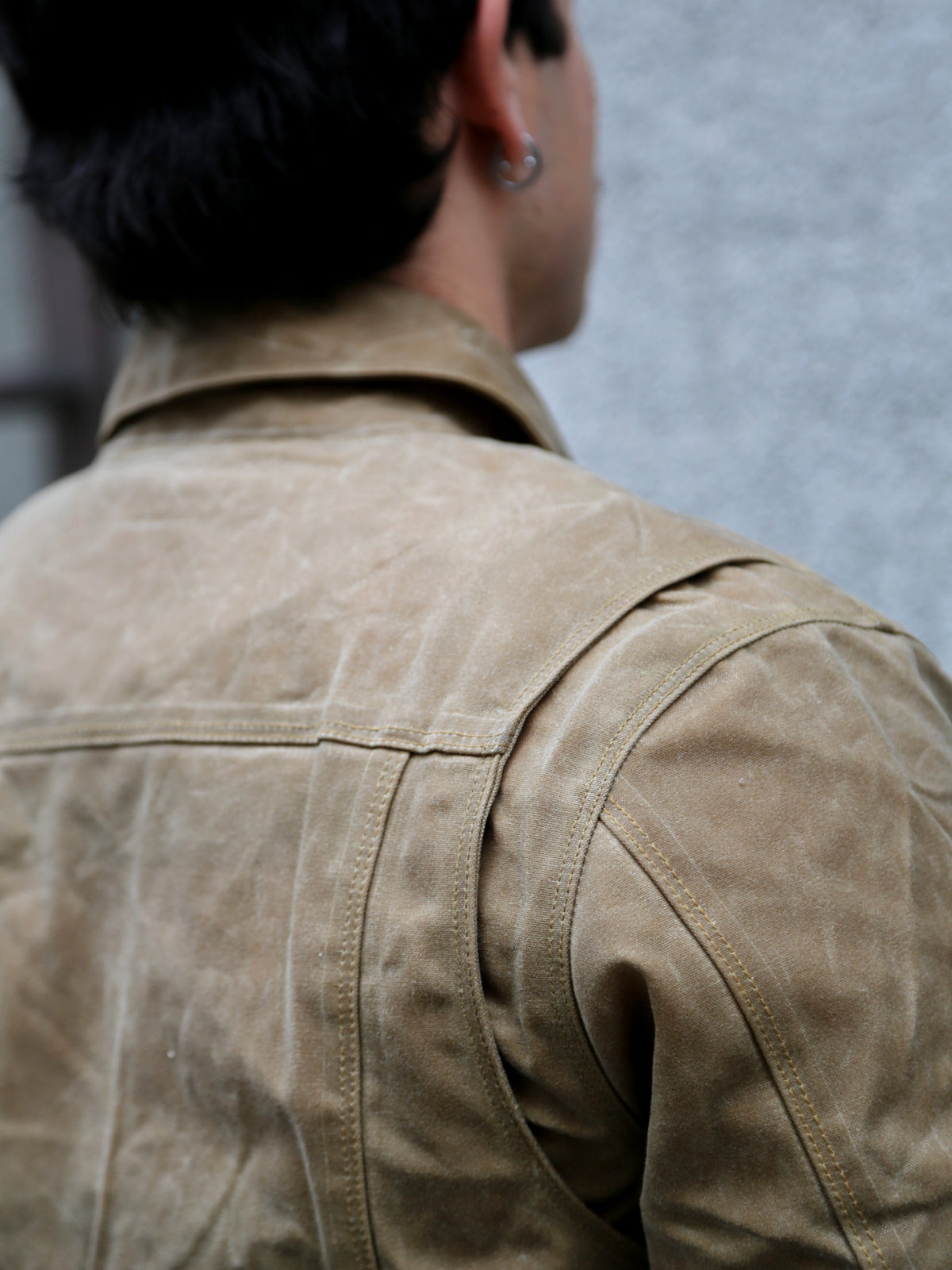 Freenote Cloth Riders Jacket – Waxed Canvas Tobacco Tumbleweed Red Interior (M0004302-TMB)