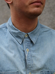 Omoto Denim 5oz Chambray Shirt – One Wash (5017)