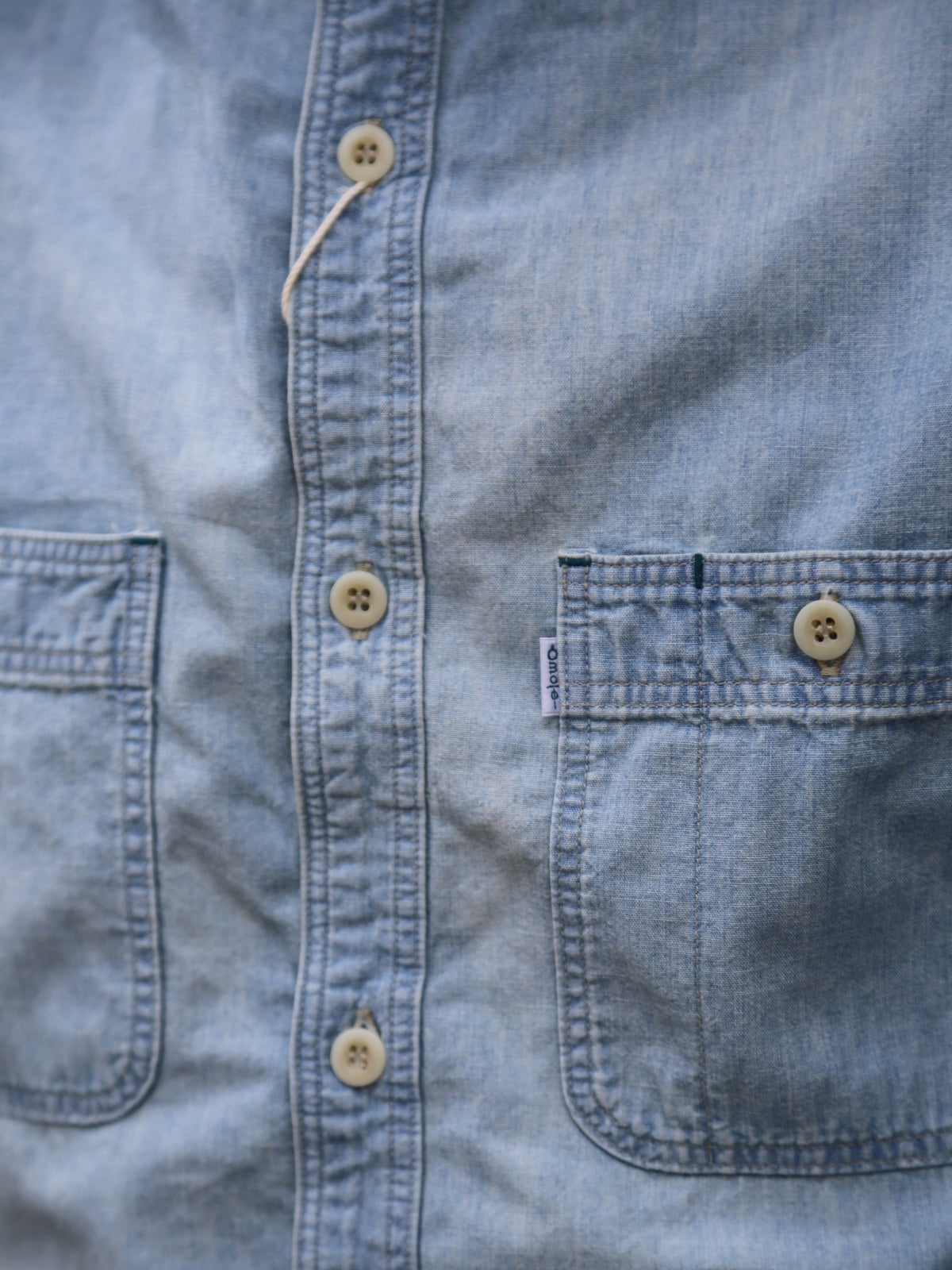 Omoto Denim 5oz Chambray Shirt – One Wash (5017)