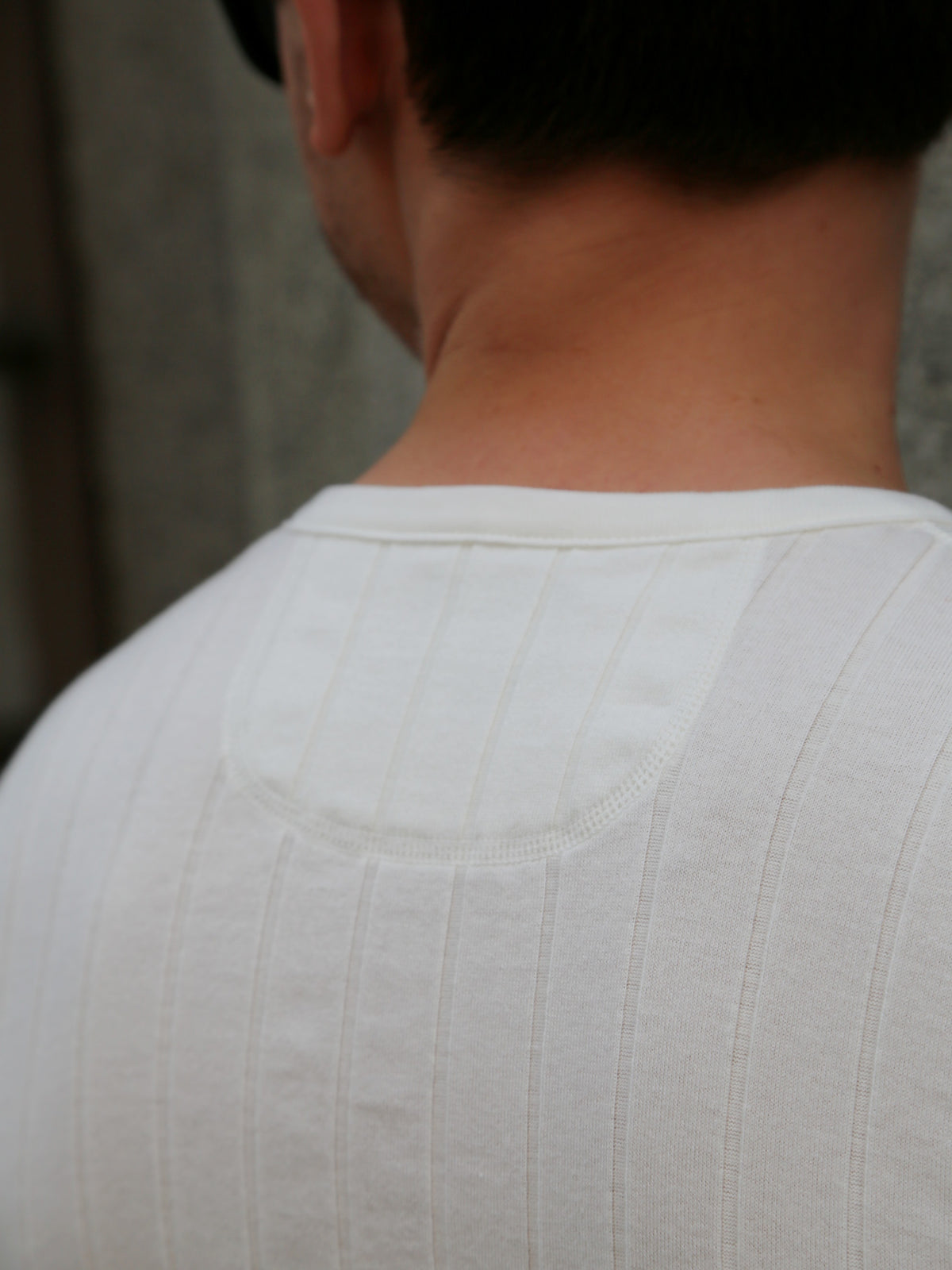 Belafonte Ragtime Rib Under Banded Tee – White (BF-19-60)