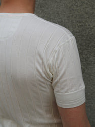 Belafonte Ragtime Rib Under Banded Tee – White (BF-19-60)