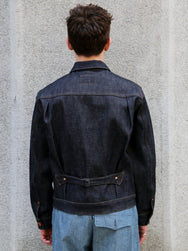 Freenote Cloth RJ-3 14oz Broken Twill Denim Jacket – Indigo (M0004350-BKN)