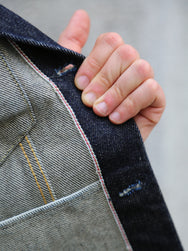 Iron Heart 21oz Selvedge Denim Modified Type III Jacket - Indigo (IH-526PJ)