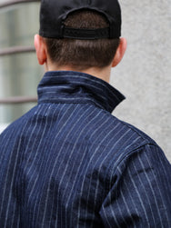 Omoto Denim 8oz Dobby Stripe Shirt – Indigo (5122)