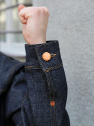 Freenote Cloth RJ-3 14oz Broken Twill Denim Jacket – Indigo (M0004350-BKN)