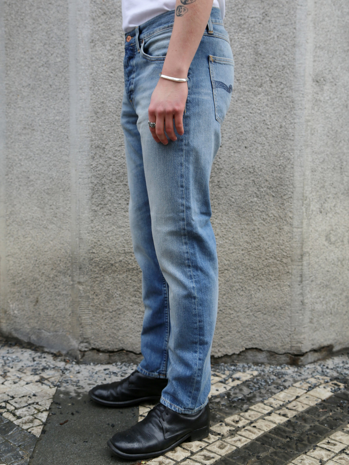 Nudie Jeans Steady Eddie II – Washed Up (115079)