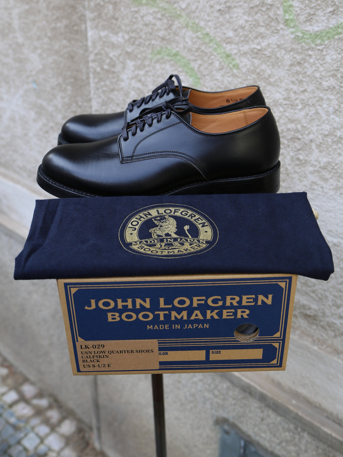 John Lofgren USN Low Quarter Shoes – Black (LK-029)
