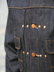 Freenote Cloth RJ-3 14oz Broken Twill Denim Jacket – Indigo (M0004350-BKN)