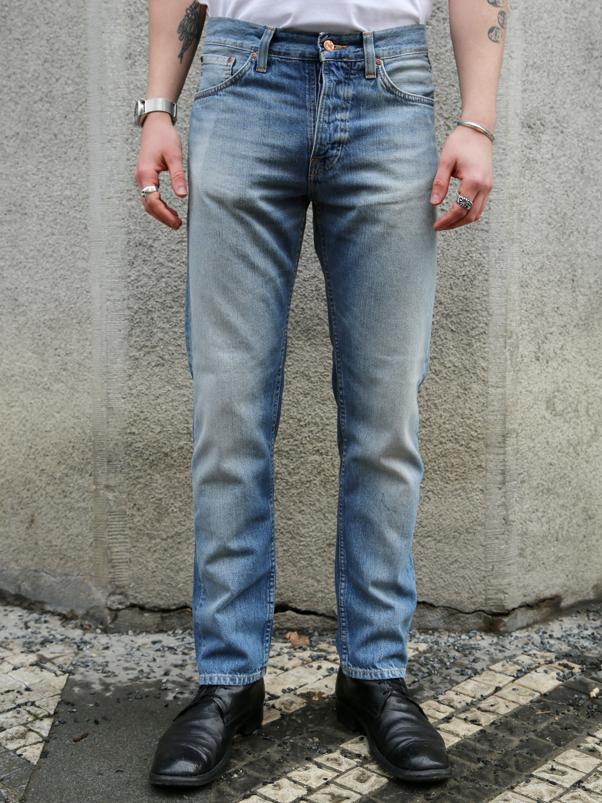 Nudie Jeans Steady Eddie II – Washed Up (115079)