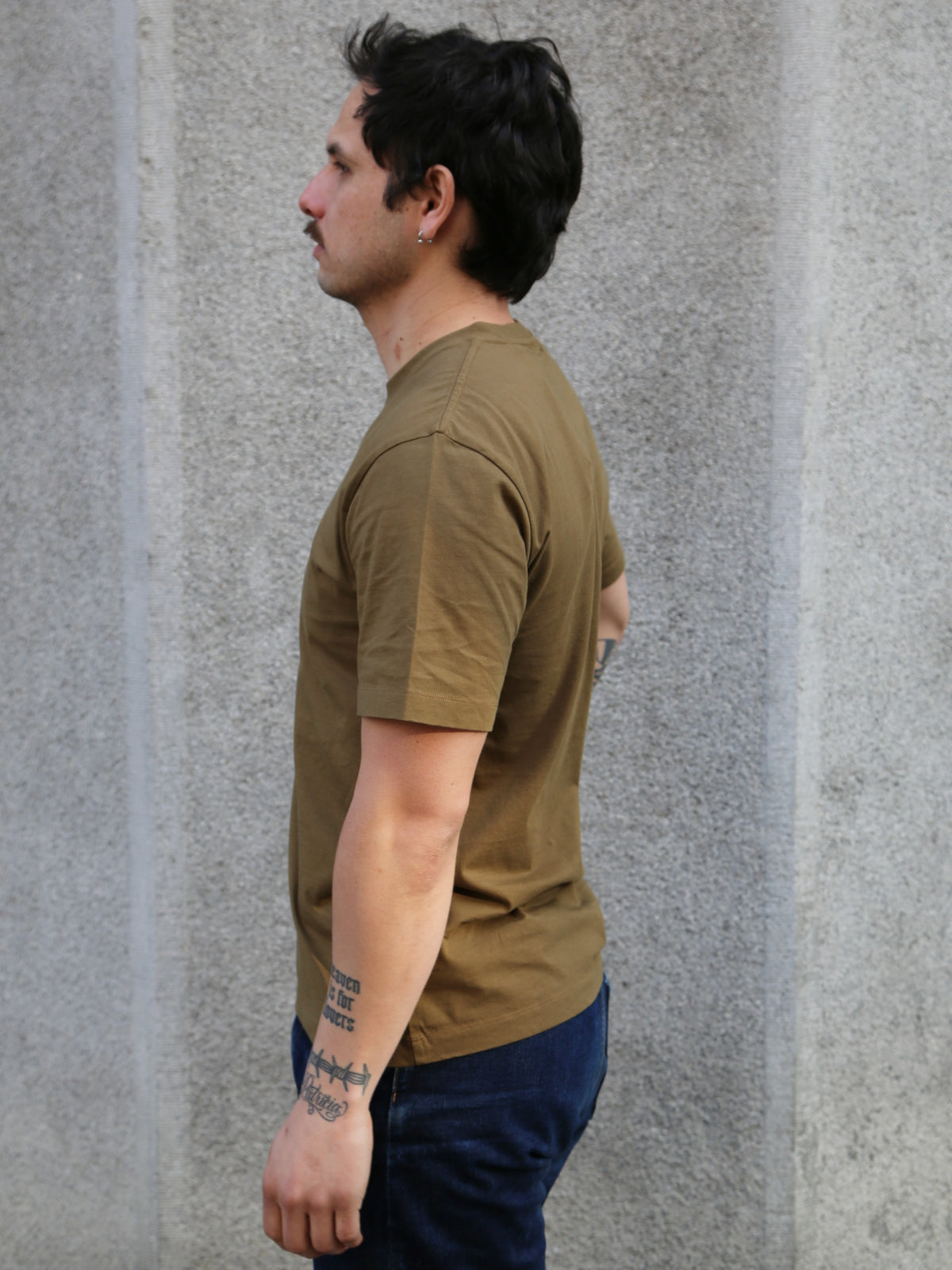 Indigofera Blake T-Shirt – Army Green (2725-158-68)