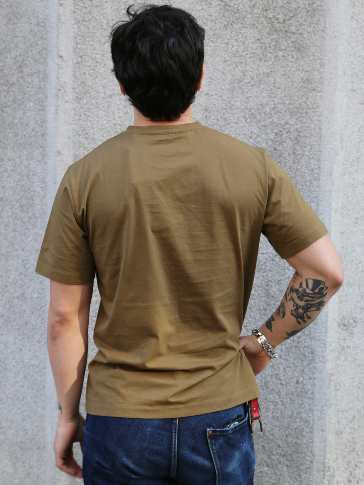 Indigofera Blake T-Shirt – Army Green (2725-158-68)