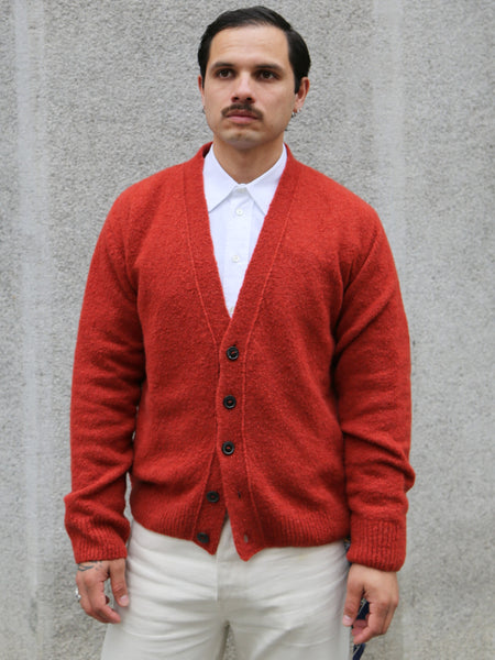 Hansen Garments Leander Classic Cardigan – Rust (30-08-8)