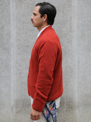 Hansen Garments Leander Classic Cardigan – Rust (30-08-8)