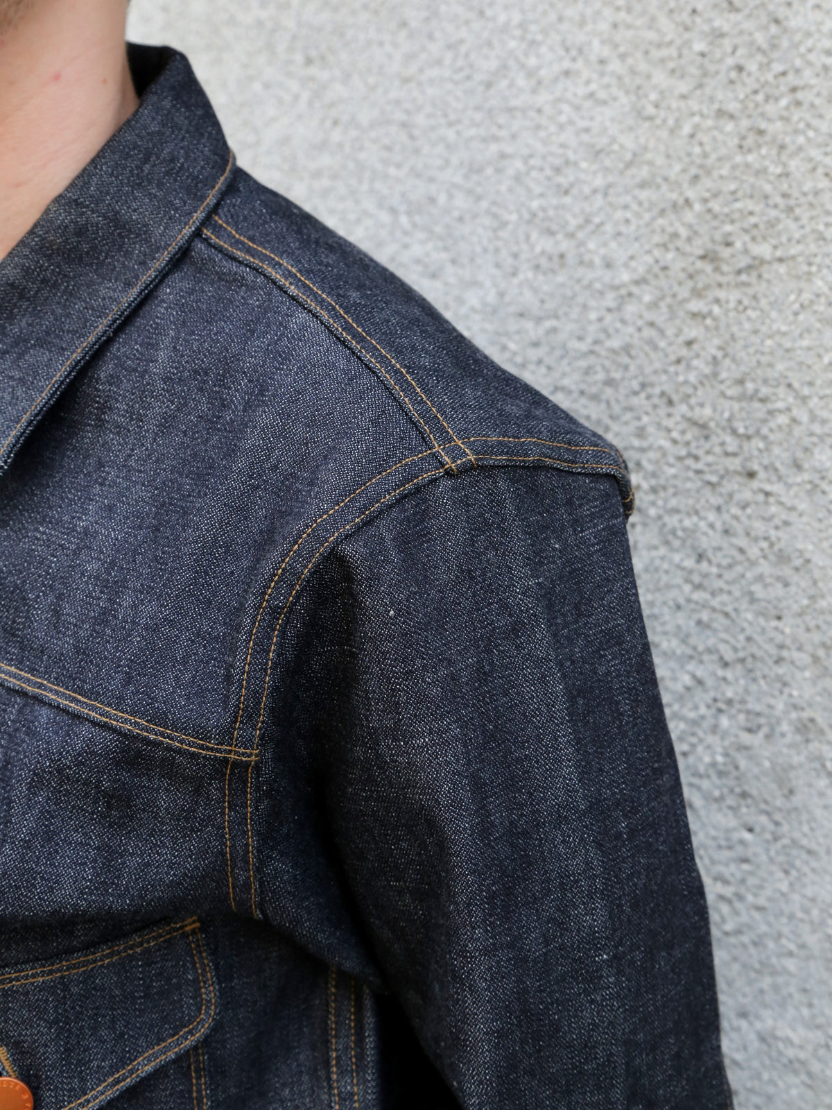 Freenote Cloth RJ-3 14oz Broken Twill Denim Jacket – Indigo (M0004350-BKN)