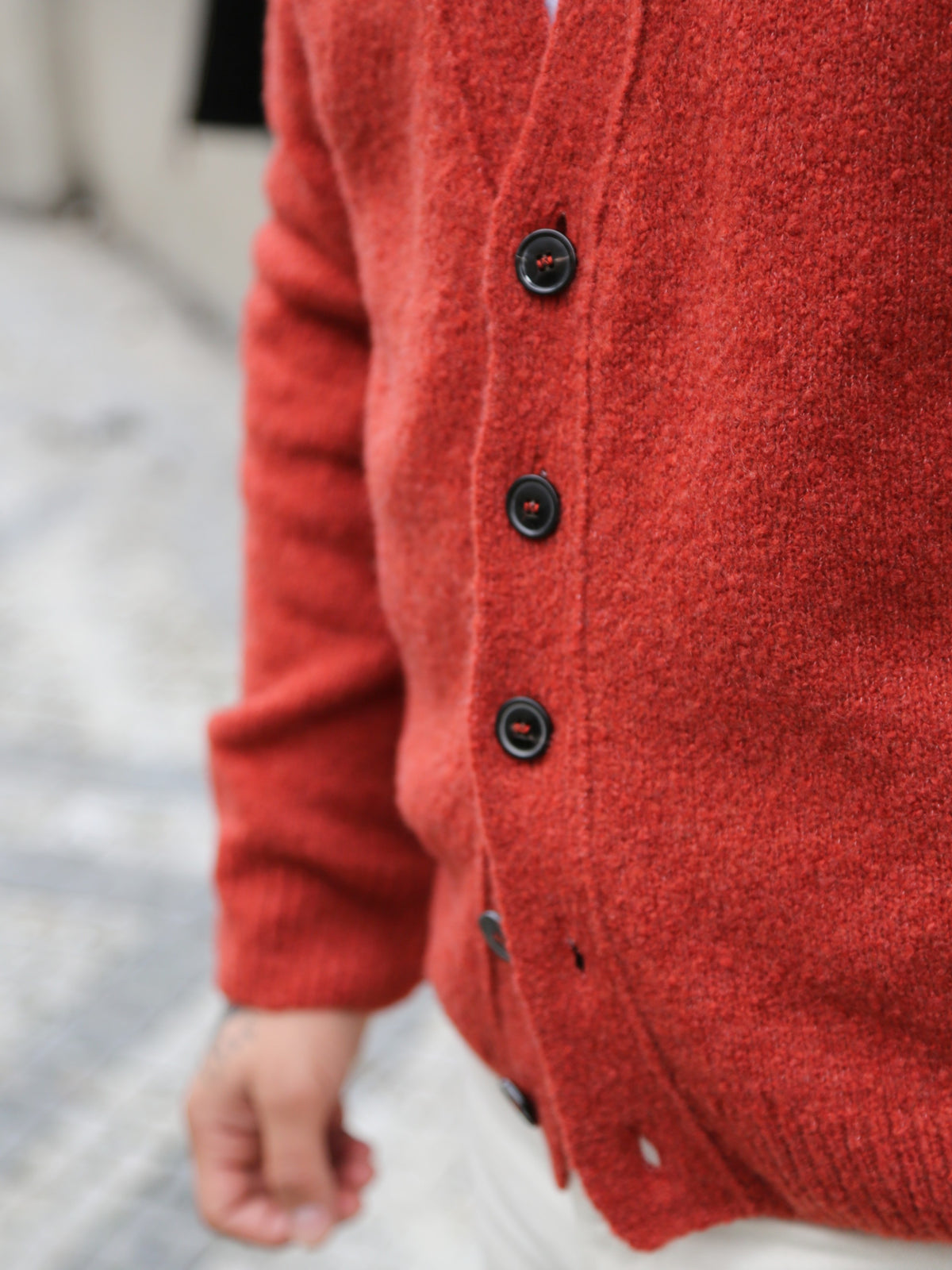 Hansen Garments Leander Classic Cardigan – Rust (30-08-8)