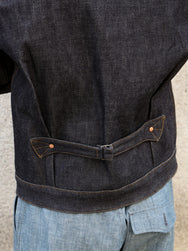 Freenote Cloth RJ-3 14oz Broken Twill Denim Jacket – Indigo (M0004350-BKN)