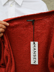 Hansen Garments Leander Classic Cardigan – Rust (30-08-8)
