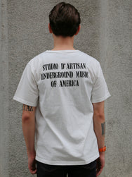 Studio d'Artisan Sonic Youth Rip T-Shirt – White (8144A)