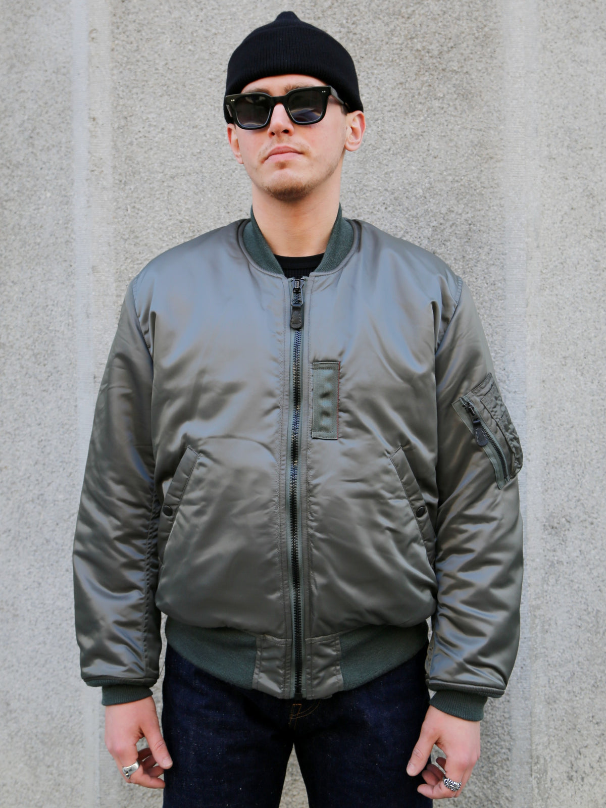 The Real McCOY's Type MA-1 Real McCoy MFG. Co. – Sage Green (MJ25112-154)