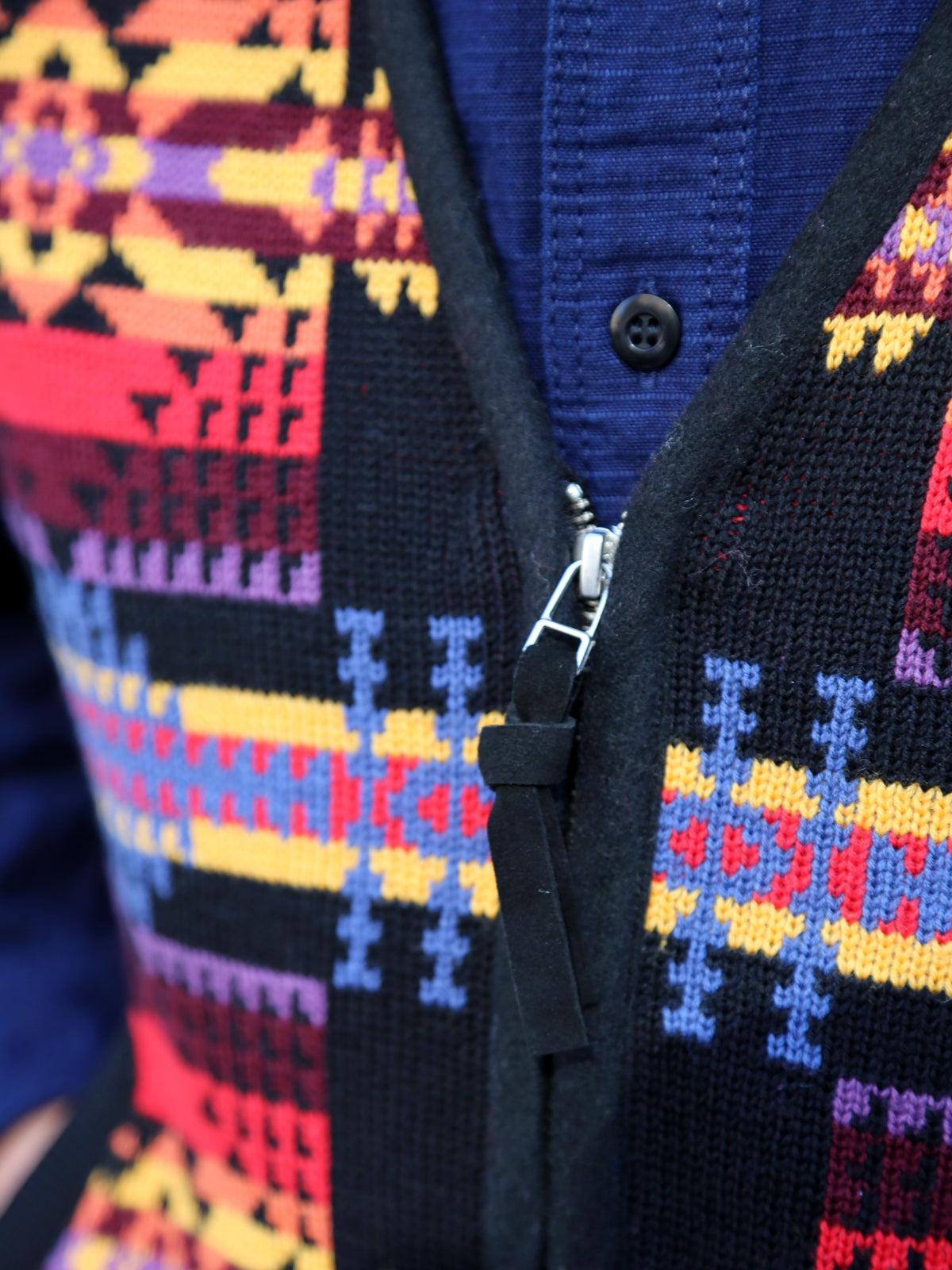 Pendleton Jacquard Vest – Black (PNM2601-0201)