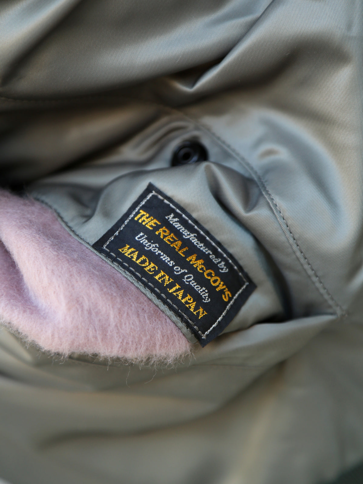 The Real McCOY's Type MA-1 Real McCoy MFG. Co. – Sage Green (MJ25112-154)