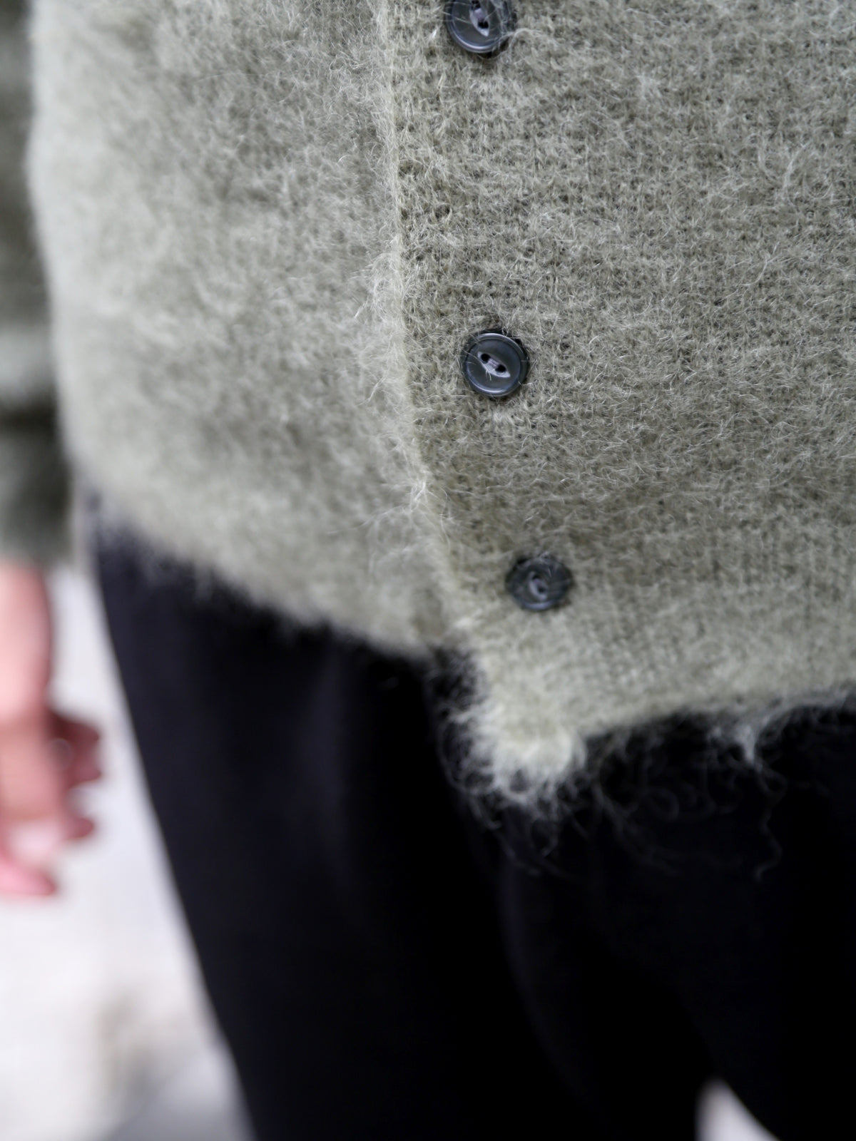 The Real McCOY's JM Mohair Cardigan – Mint (MC19103)