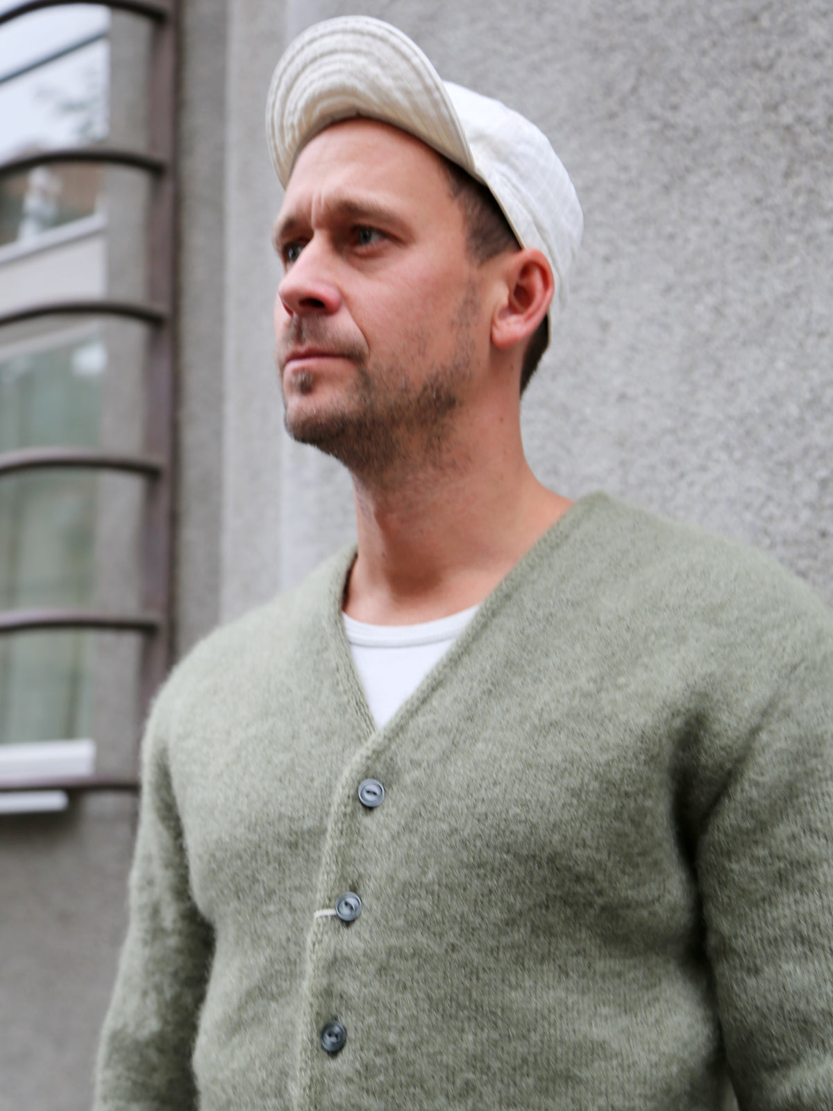 The Real McCOY's JM Mohair Cardigan – Mint (MC19103)