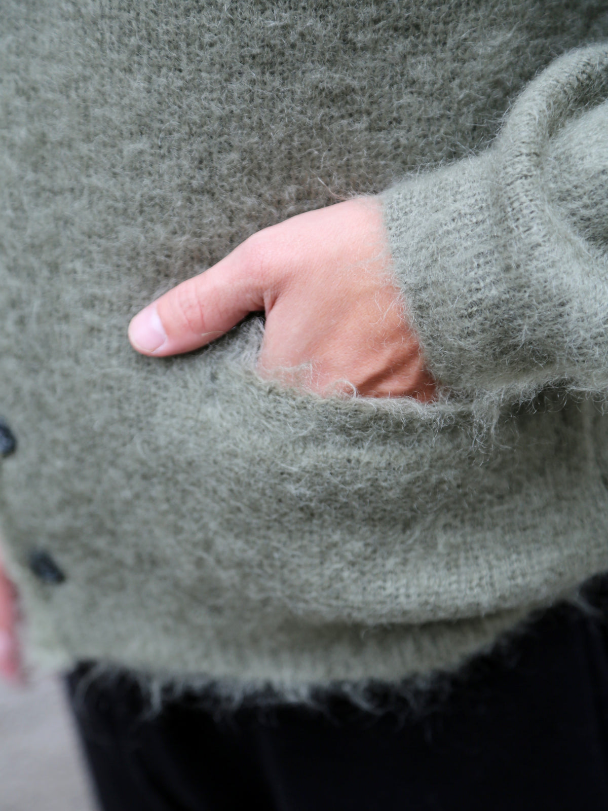 The Real McCOY's JM Mohair Cardigan – Mint (MC19103)
