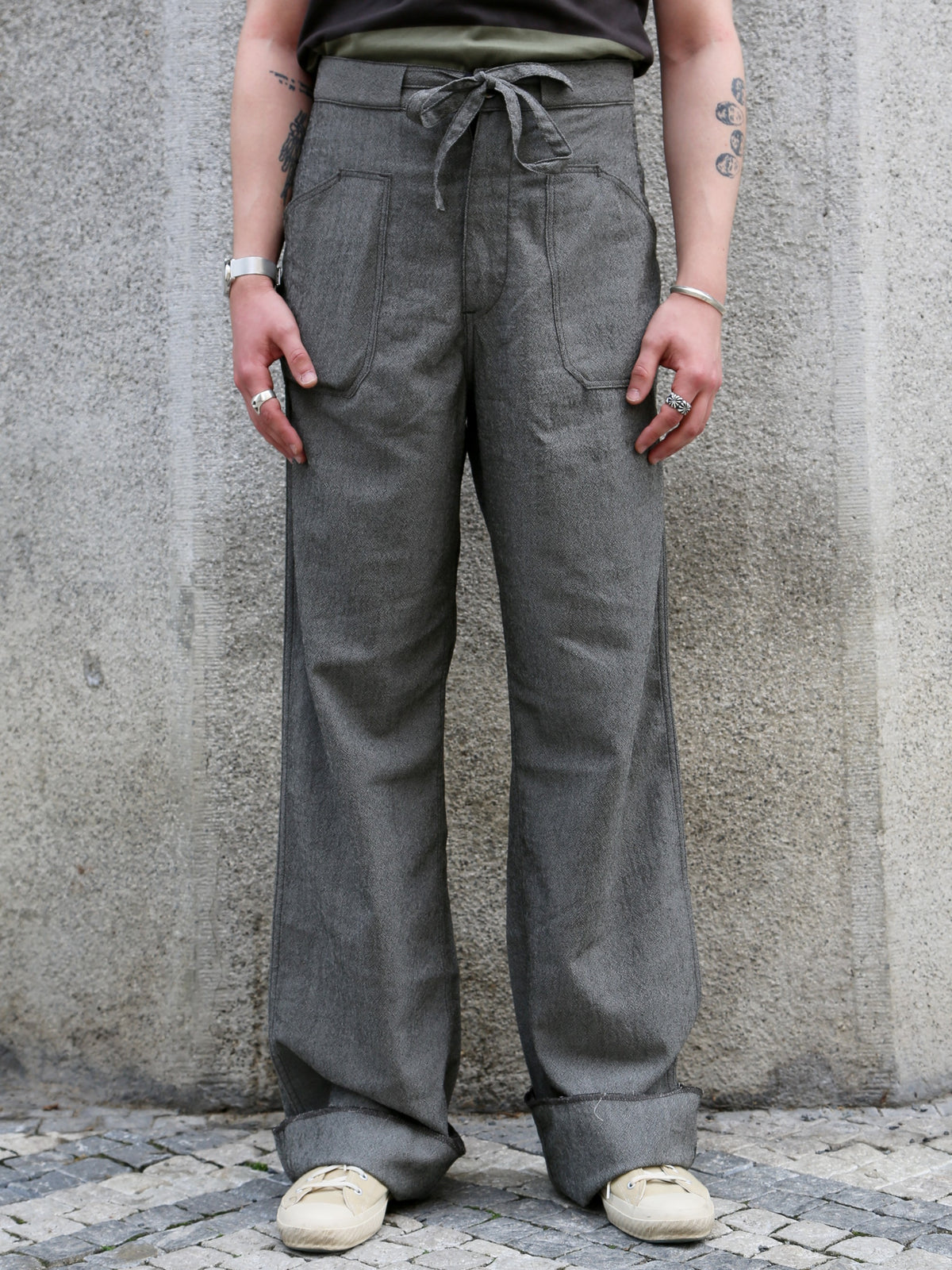 Black Sign Albatross Utility Trousers – Rat Gray (BSSP-26511)